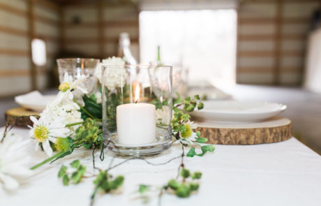 Welcome guests to the table